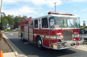 Fire truck emergency vehicle
